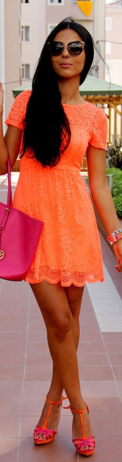 orange and pink dress shoes.